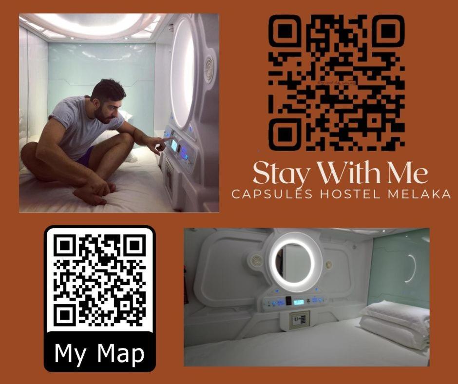 Stay With Me Capsules Hostel ملقا المظهر الخارجي الصورة